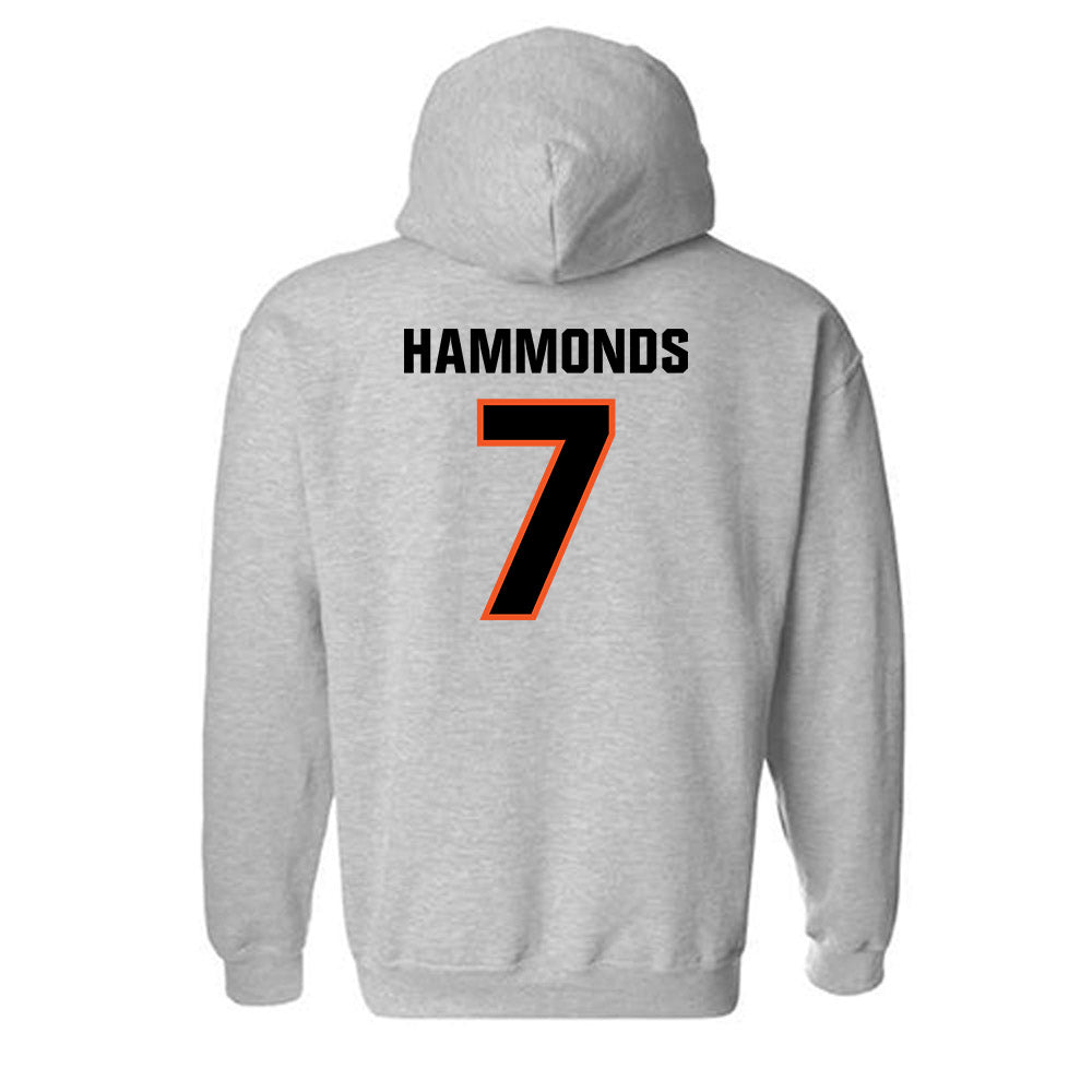 Oklahoma State - NCAA Football : Quinton Hammonds - Classic Shersey Hooded Sweatshirt-1