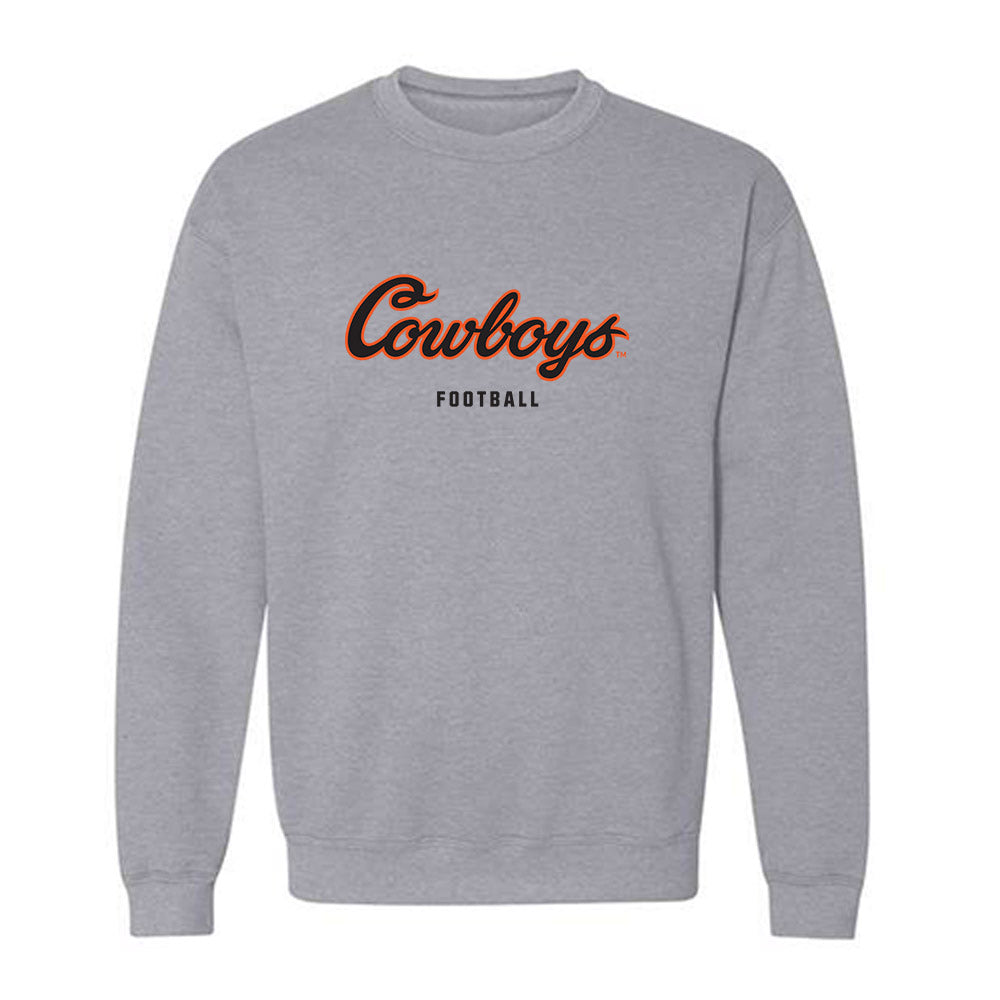 Oklahoma State - NCAA Football : Luke Logan - Classic Shersey Crewneck Sweatshirt-0