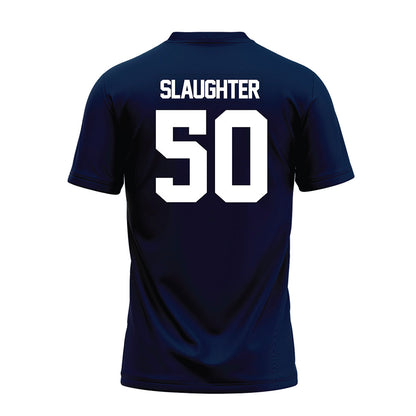 Georgia Southern - NCAA Football : Jaylen Slaughter - Navy Premium Football Jersey-1