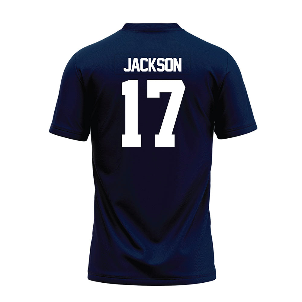 Georgia Southern - NCAA Football : Jayden Jackson - Navy Premium Football Jersey-1