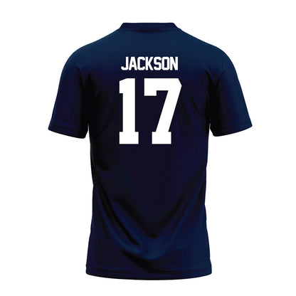 Georgia Southern - NCAA Football : Jayden Jackson - Navy Premium Football Jersey-1