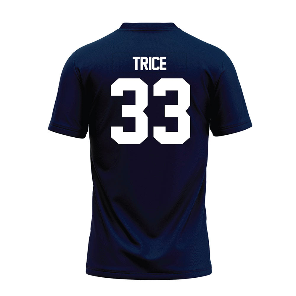 Georgia Southern - NCAA Football : Holden Trice - Navy Premium Football Jersey
