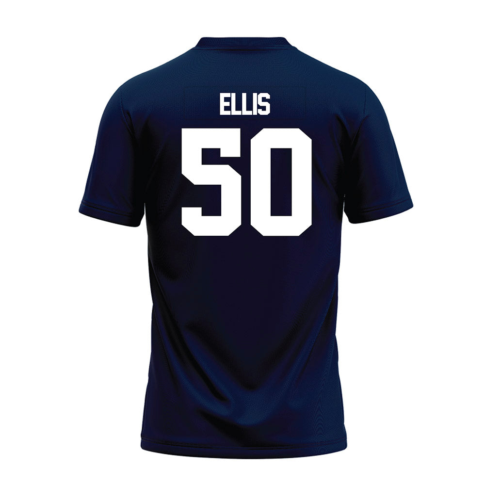 Georgia Southern - NCAA Football : Caleb Ellis - Navy Premium Football Jersey-1