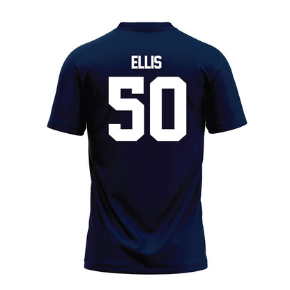 Georgia Southern - NCAA Football : Caleb Ellis - Navy Premium Football Jersey-1