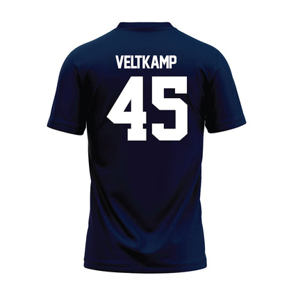 Georgia Southern - NCAA Football : Colton Veltkamp - Navy Premium Football Jersey-1