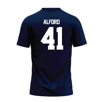 Georgia Southern - NCAA Football : Brandon Alford - Navy Premium Football Jersey-1