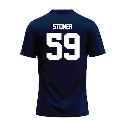 Georgia Southern - NCAA Football : Brandon Stoner - Navy Premium Football Jersey-1