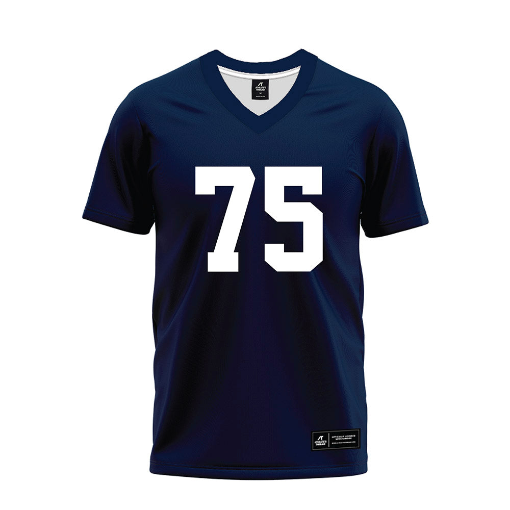 Georgia Southern - NCAA Football : Kingtriton Samuela - Navy Premium Football Jersey-0
