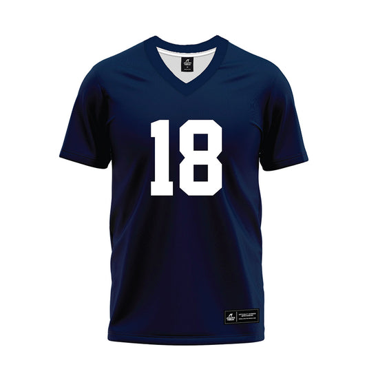 Georgia Southern - NCAA Football : Trey Townsend - Navy Premium Football Jersey-0