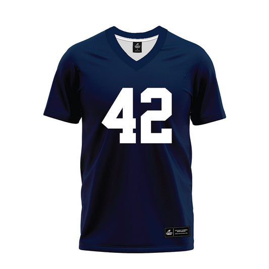 Georgia Southern - NCAA Football : Braxtin Mclester - Navy Premium Football Jersey-0