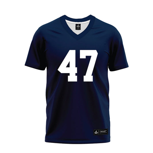 Georgia Southern - NCAA Football : Xavier Brown - Navy Premium Football Jersey-0