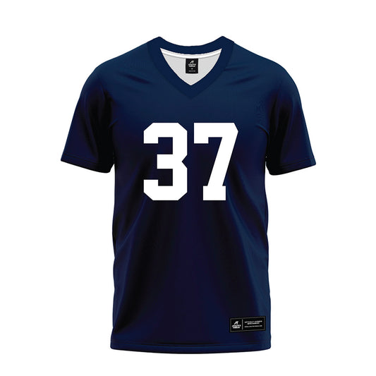 Georgia Southern - NCAA Football : Max Haertel - Navy Premium Football Jersey-0
