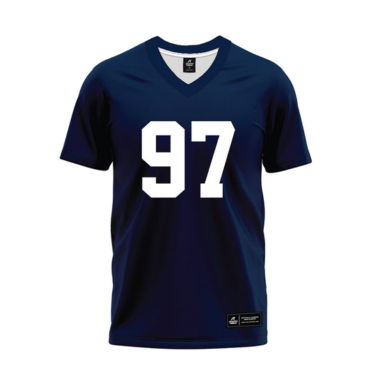 Georgia Southern - NCAA Football : Blake Ford - Navy Premium Football Jersey-0