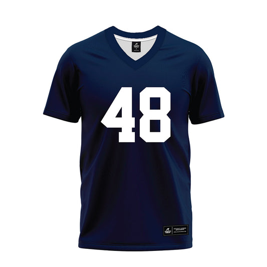 Georgia Southern - NCAA Football : Aubrey Heath - Navy Premium Football Jersey-0