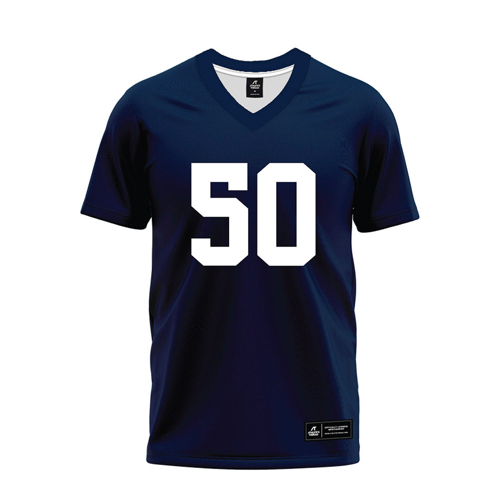 Georgia Southern - NCAA Football : Jaylen Slaughter - Navy Premium Football Jersey-0