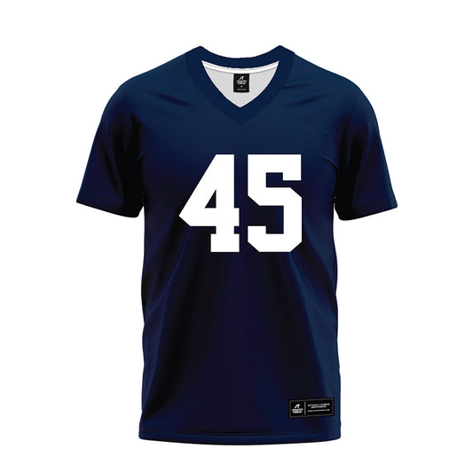 Georgia Southern - NCAA Football : Colton Veltkamp - Navy Premium Football Jersey-0