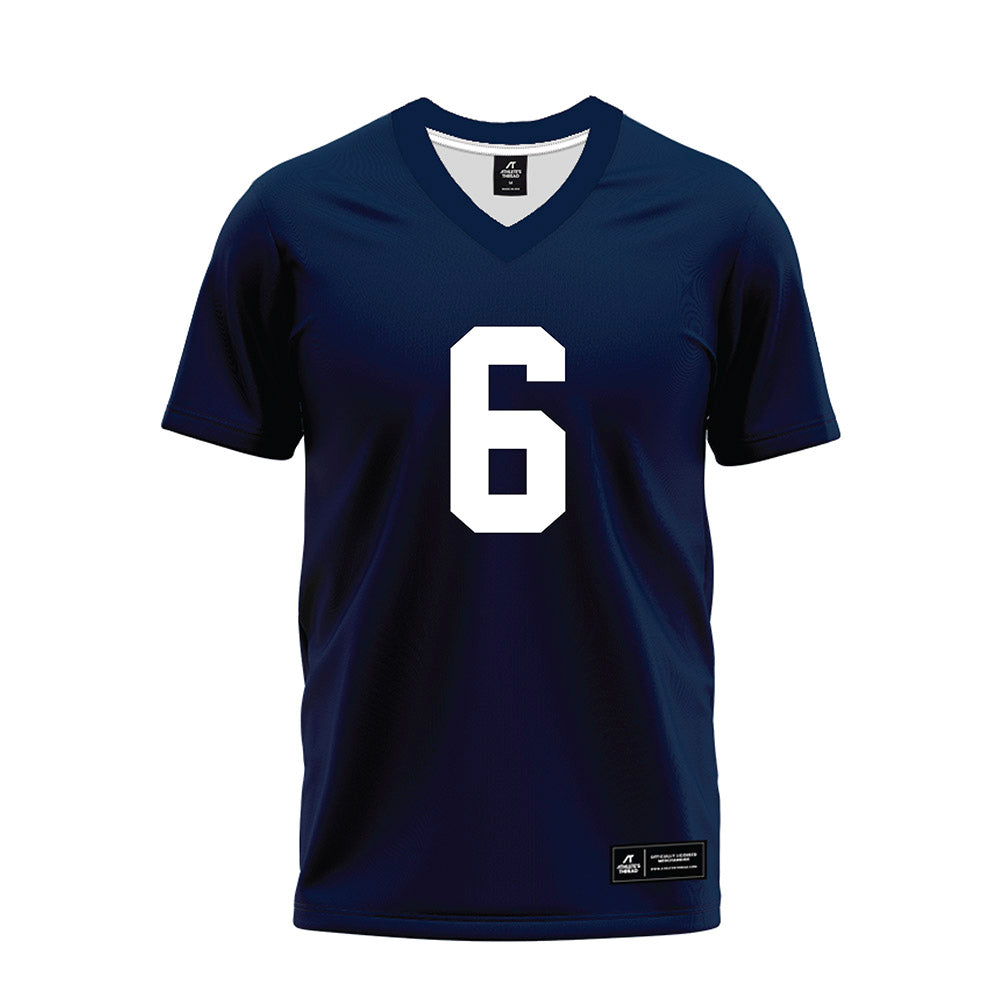 Georgia Southern - NCAA Football : Jakyri Jones - Navy Premium Football Jersey-0
