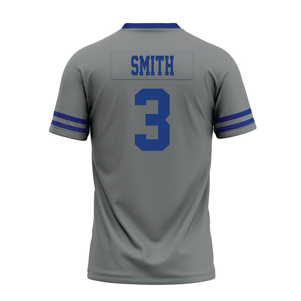 Memphis - NCAA Football : Dylan Smith - Grey Premium Football Jersey-1