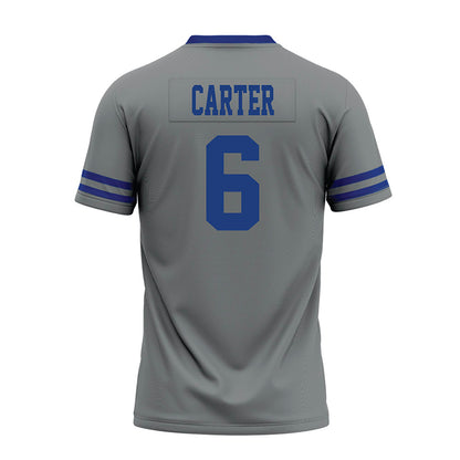Memphis - NCAA Football : Jaylin Carter - Grey Premium Football Jersey-1