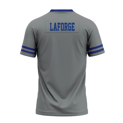 Memphis - NCAA Football : Philippe Laforge - Grey Premium Football Jersey-1