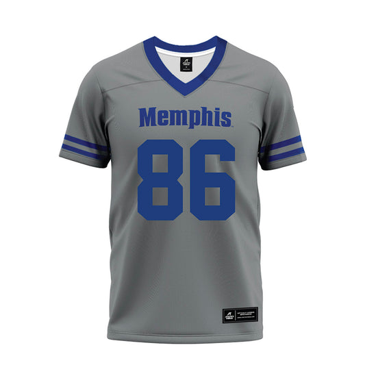Memphis - NCAA Football : Jonathan Harding - Grey Premium Football Jersey-0