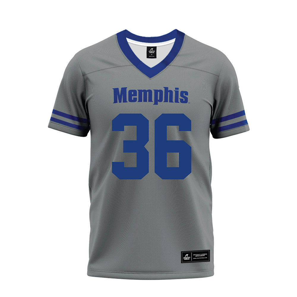 Memphis - NCAA Football : Jamariez Robinson - Grey Premium Football Jersey-0