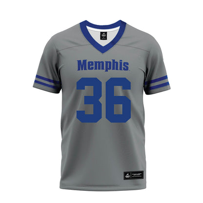 Memphis - NCAA Football : Jamariez Robinson - Grey Premium Football Jersey-0