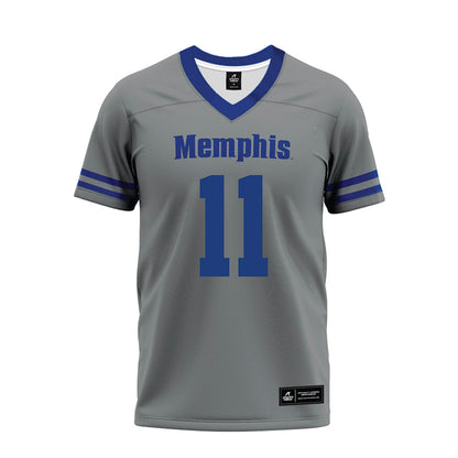 Memphis - NCAA Football : Jermane Hayes - Grey Premium Football Jersey-0