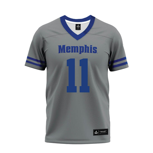 Memphis - NCAA Football : Jermane Hayes - Grey Premium Football Jersey-0