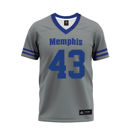 Memphis - NCAA Football : Quatorius Walker - Grey Premium Football Jersey-0