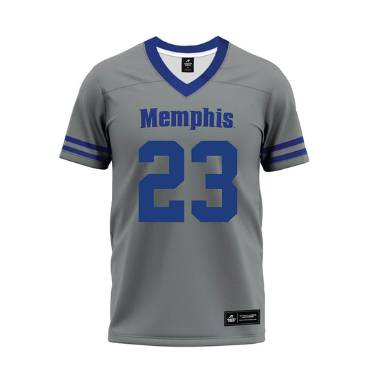 Memphis - NCAA Football : Jayden Parrish - Grey Premium Football Jersey-0