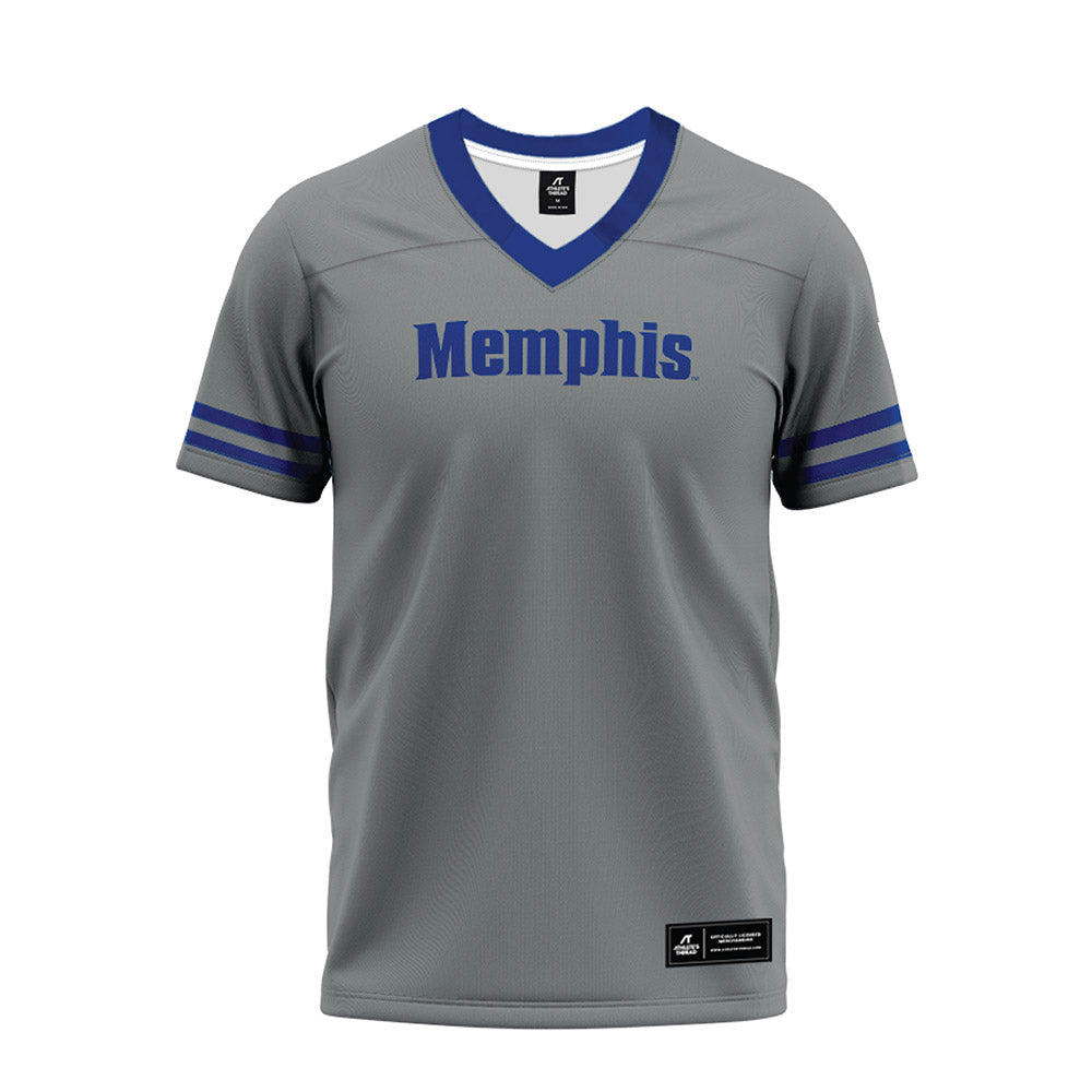 Memphis - NCAA Football : Trey McDonald - Grey Premium Football Jersey-0