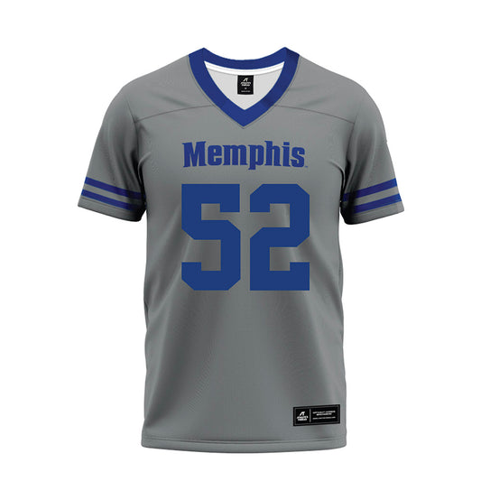 Memphis - NCAA Football : Ian Rembert - Grey Premium Football Jersey-0