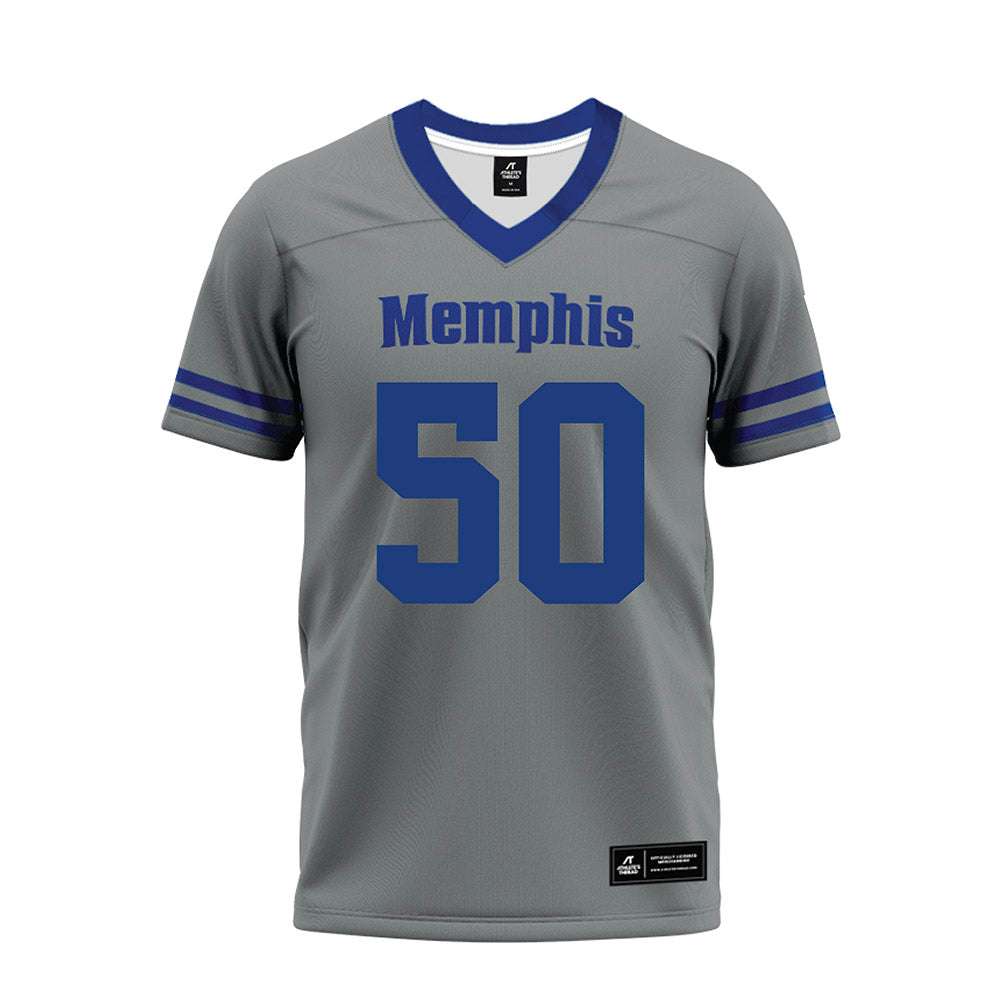 Memphis - NCAA Football : Koby Keenum - Grey Premium Football Jersey-0