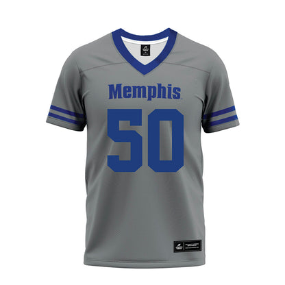 Memphis - NCAA Football : Koby Keenum - Grey Premium Football Jersey-0