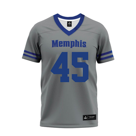 Memphis - NCAA Football : Gary Green - Grey Premium Football Jersey-0