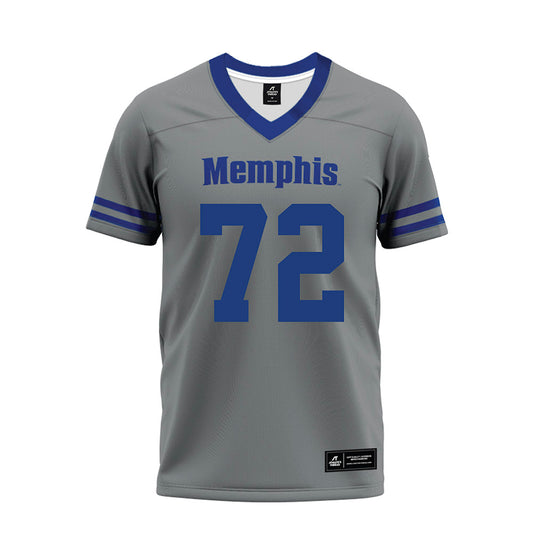 Memphis - NCAA Football : Eddie Alford - Grey Premium Football Jersey-0