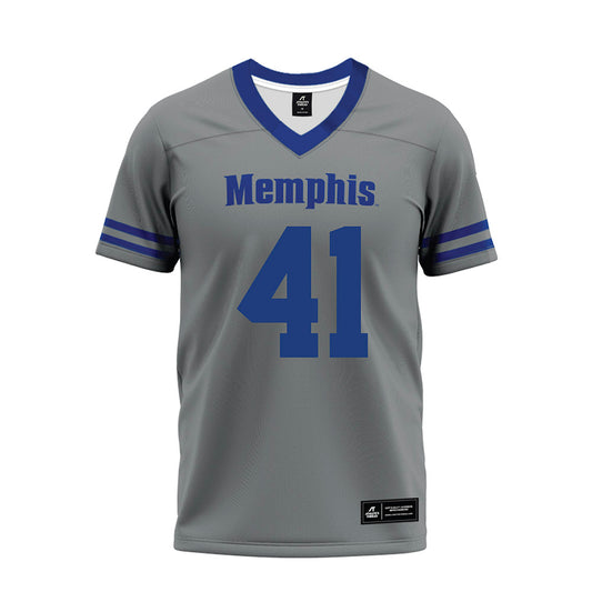 Memphis - NCAA Football : Tylon Nash - Grey Premium Football Jersey-0