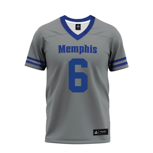 Memphis - NCAA Football : Jaylin Carter - Grey Premium Football Jersey-0