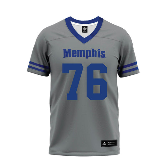 Memphis - NCAA Football : Parker Mitchell - Grey Premium Football Jersey-0