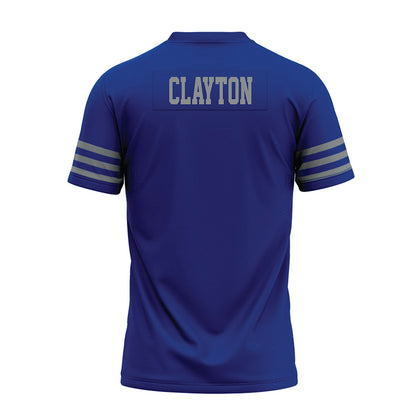 Memphis - NCAA Football : Jer'Quise Clayton - Blue Premium Football Jersey-1