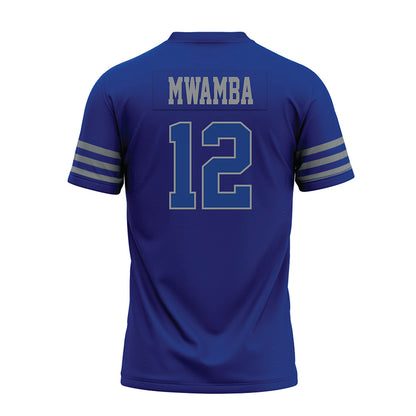 Memphis - NCAA Football : Beni Mwamba - Blue Premium Football Jersey-1