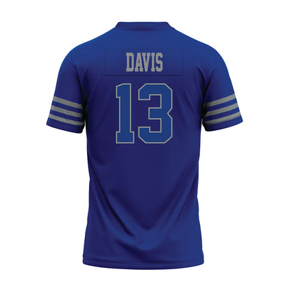 Memphis - NCAA Football : Jemyri Davis - Blue Premium Football Jersey-1