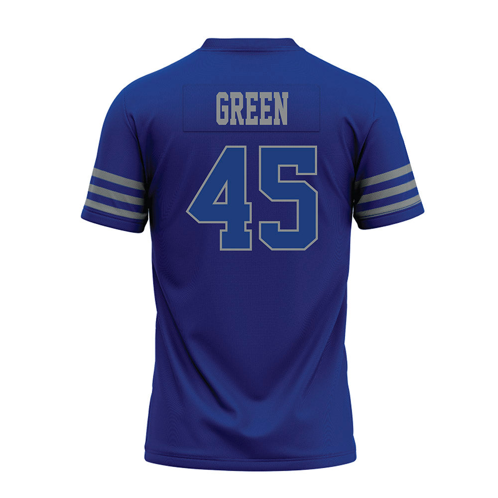 Memphis - NCAA Football : Gary Green - Blue Premium Football Jersey-1