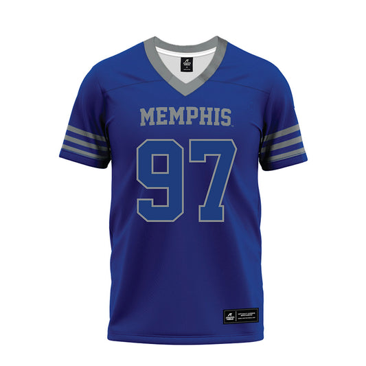 Memphis - NCAA Football : Jacari Gatling - Blue Premium Football Jersey-0