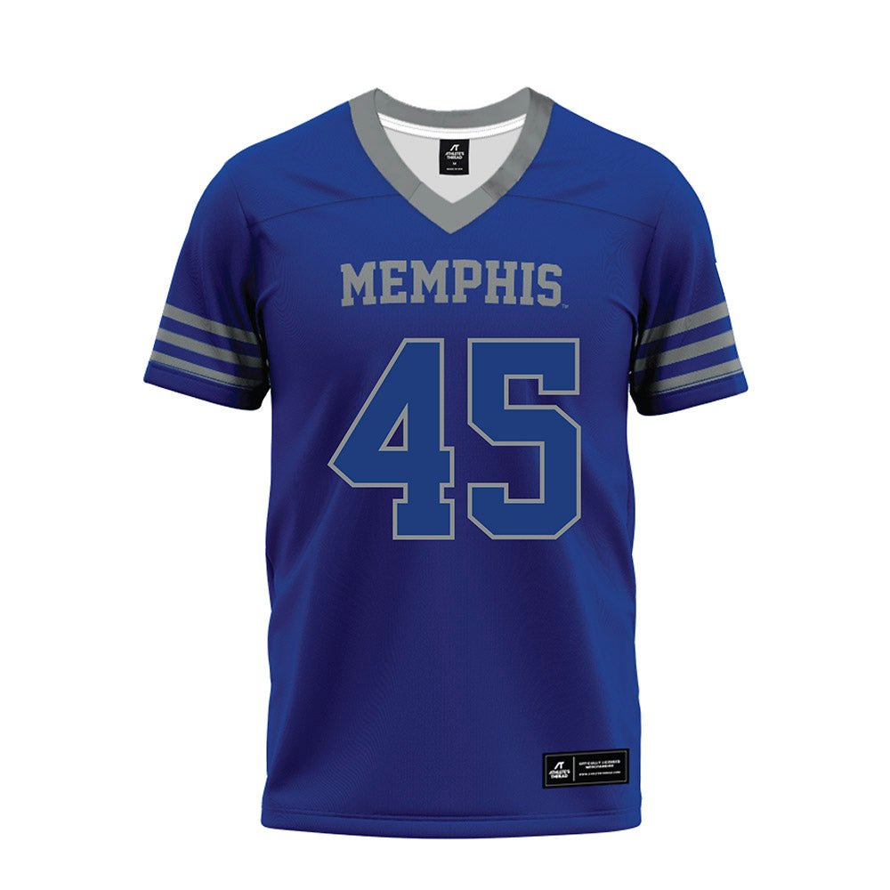 Memphis - NCAA Football : Gary Green - Blue Premium Football Jersey-0