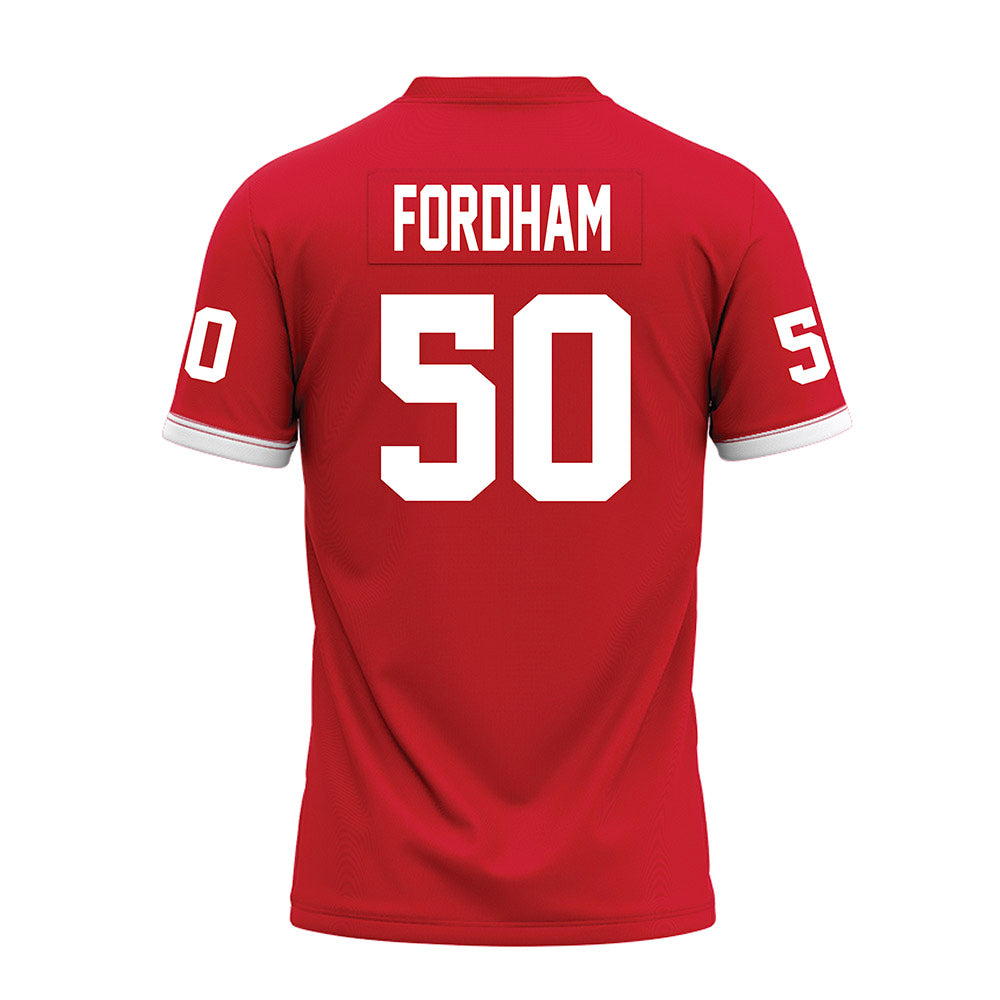 Louisiana - NCAA Football : Cooper Fordham - Premium Football Jersey-1