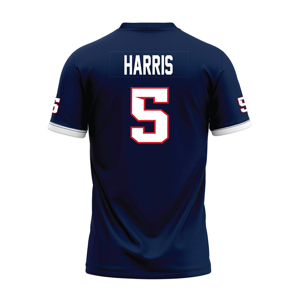 Fresno State - NCAA Football : Simeon Harris - Blue Premium Football Jersey-1