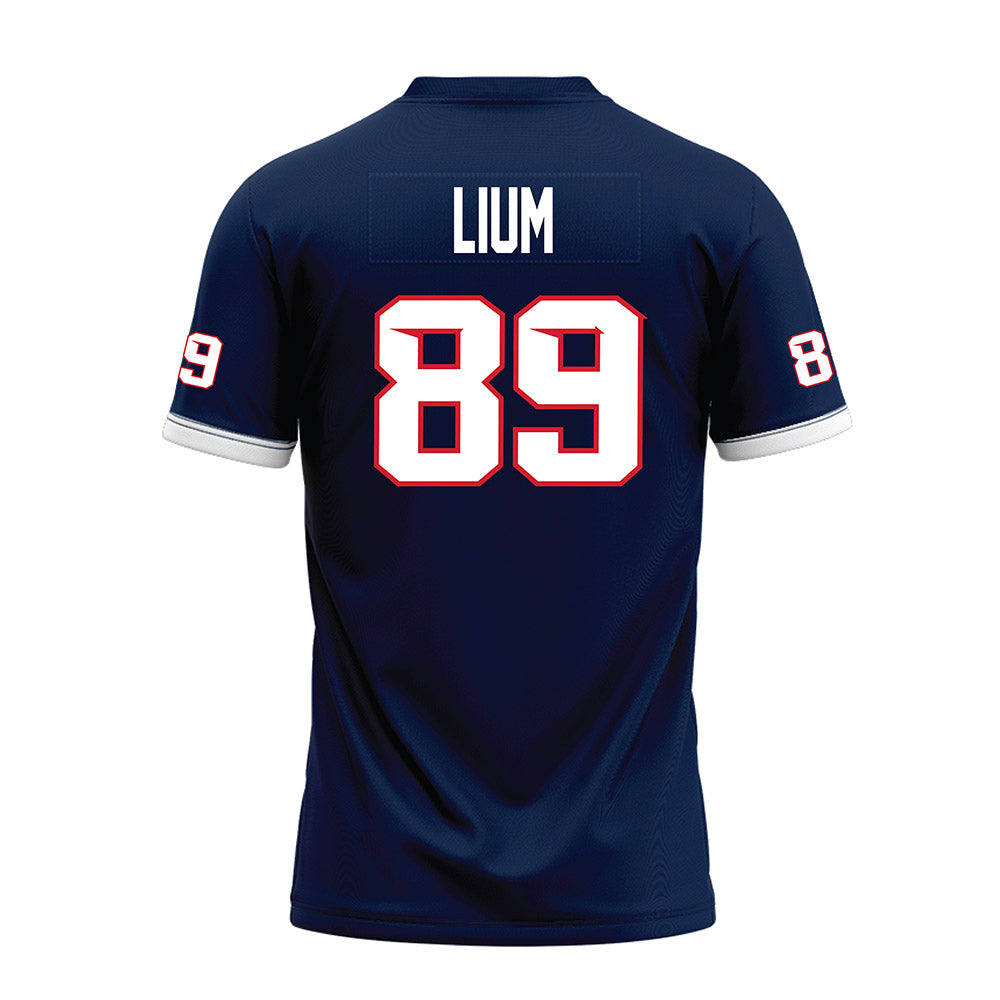 Fresno State - NCAA Football : Brock Lium - Blue Premium Football Jersey-1