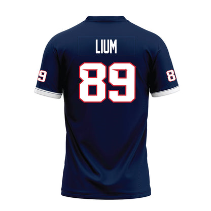 Fresno State - NCAA Football : Brock Lium - Blue Premium Football Jersey-1